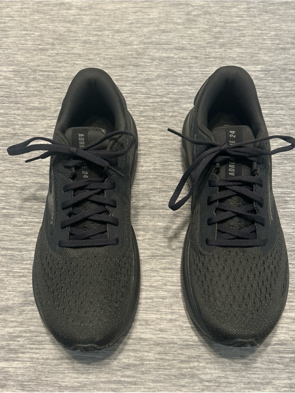 Brooks Adrenaline 24 GTS Women's Running Sneakers Black/Black, Size 11B